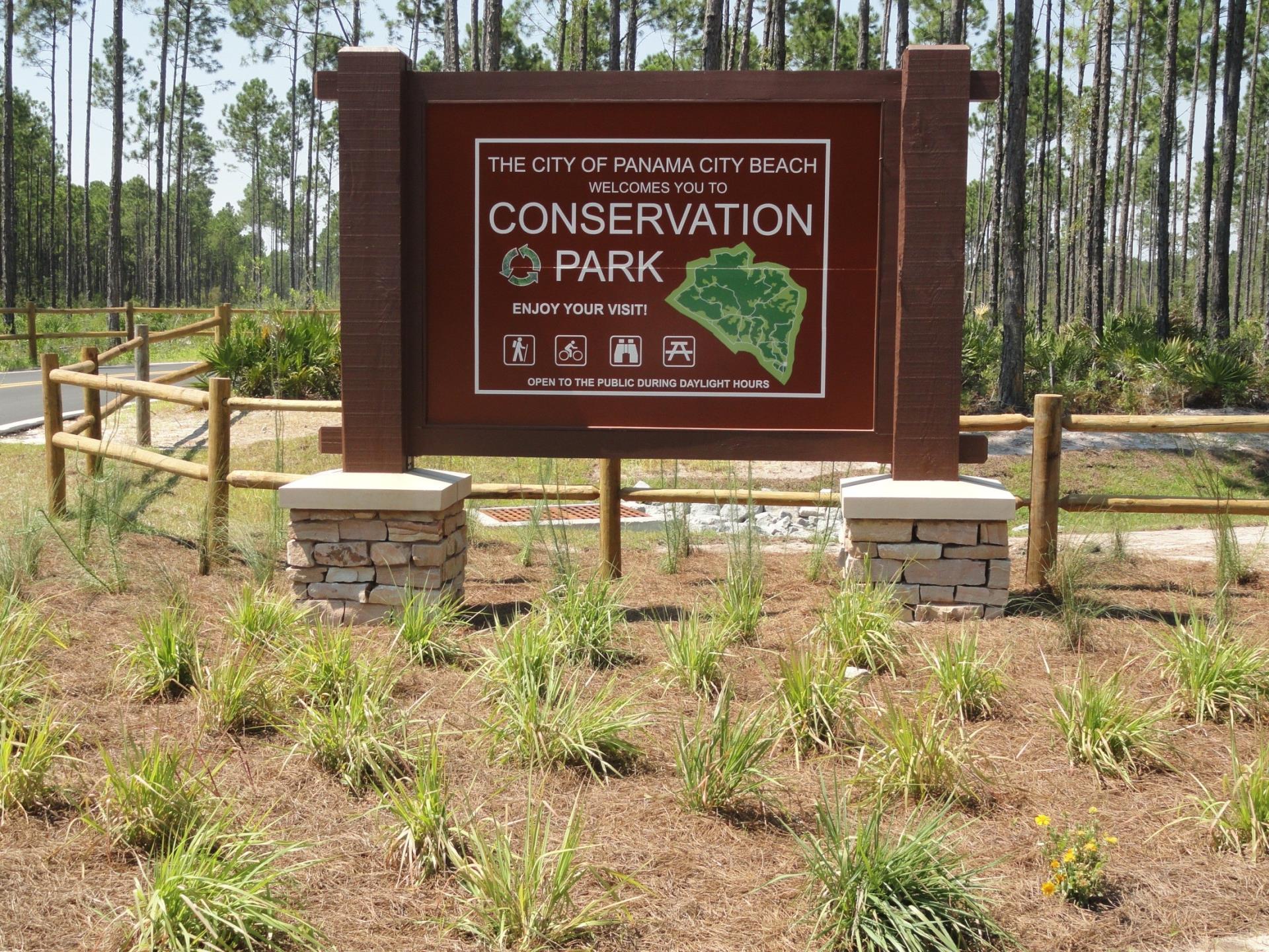 Encompassing over 2,900 acres (908 acres uplands and 2,004 acres wetlands), the Conservation Park has 24-plus miles of trails and over a mile of boardwalks that lead through cypress domes. The trails range anywhere from 0.6 miles to 11 miles, with 12 diff
