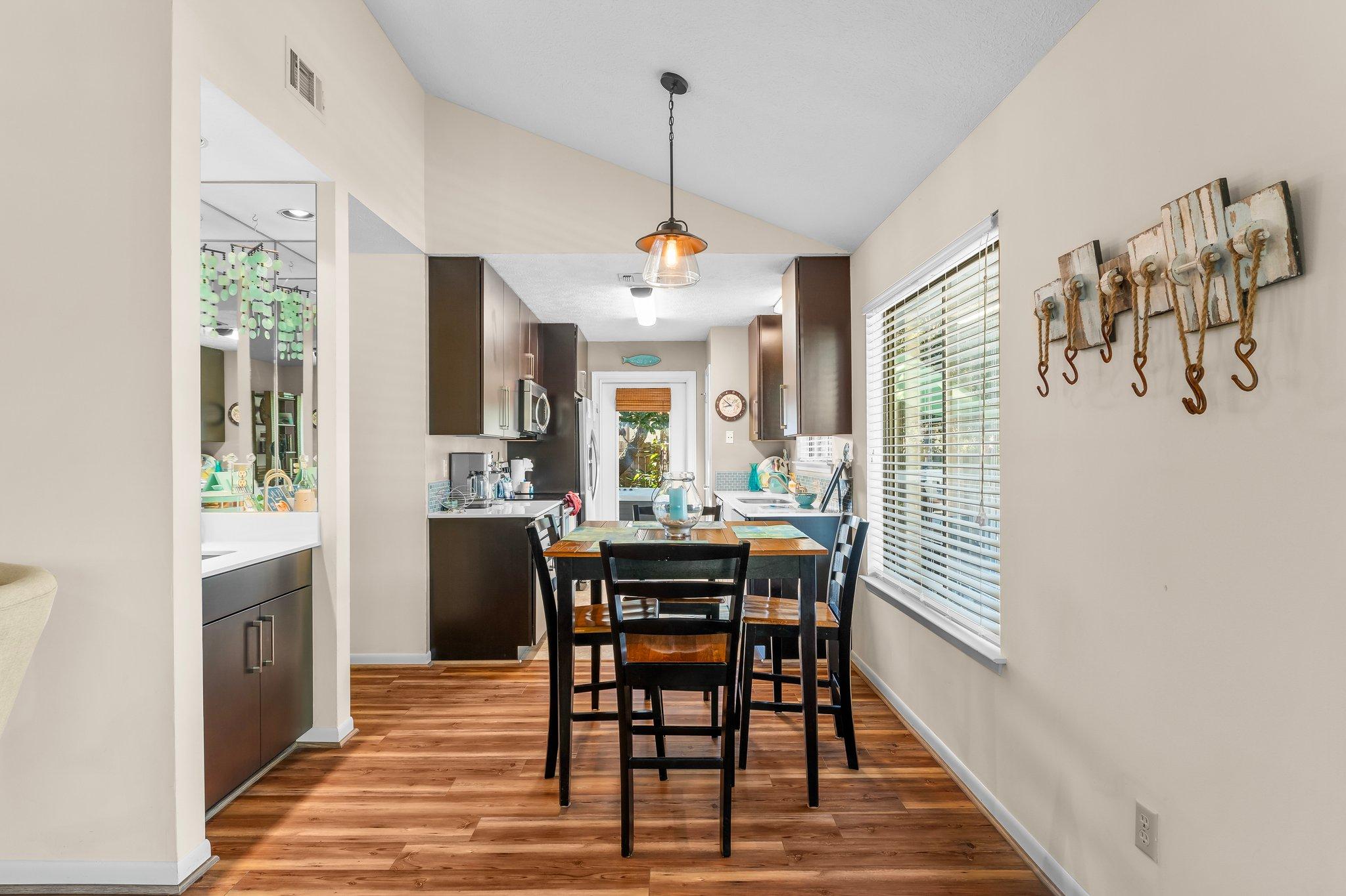 Dining Room table and Bar for drinks