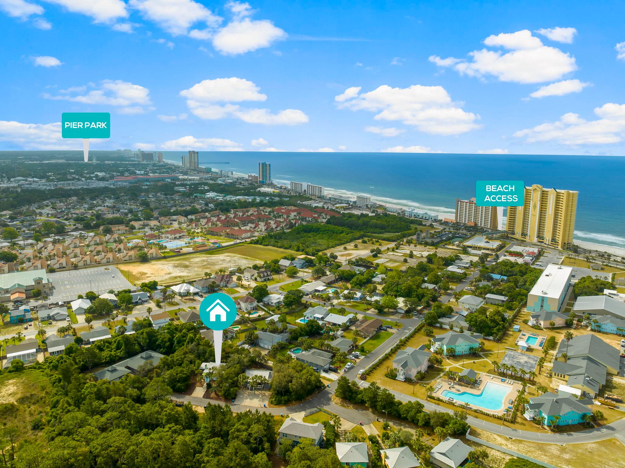 Just a few blocks from the Gulf of America