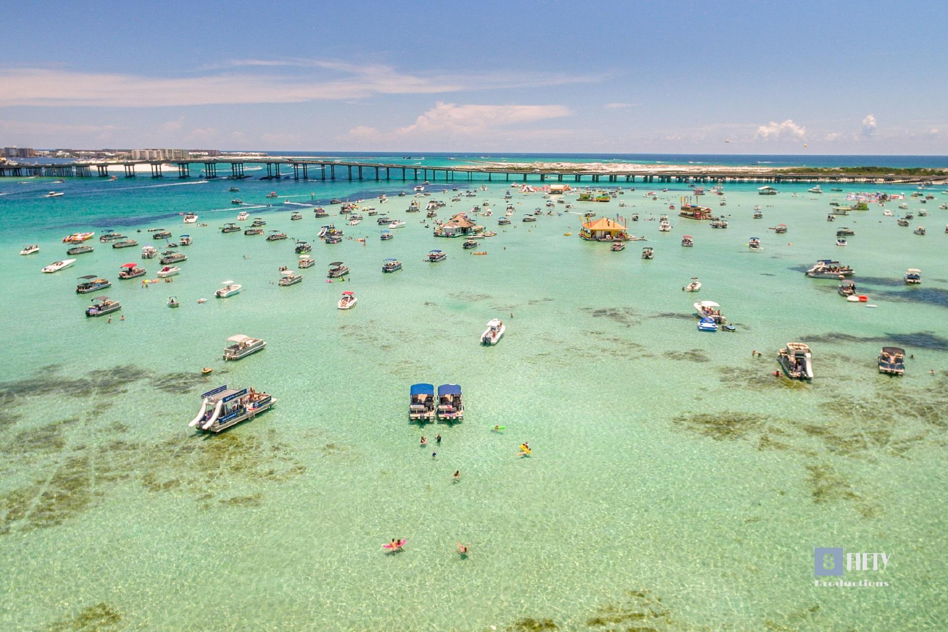 Crab Island is One of The Most Famous Attractions in Destin, FL