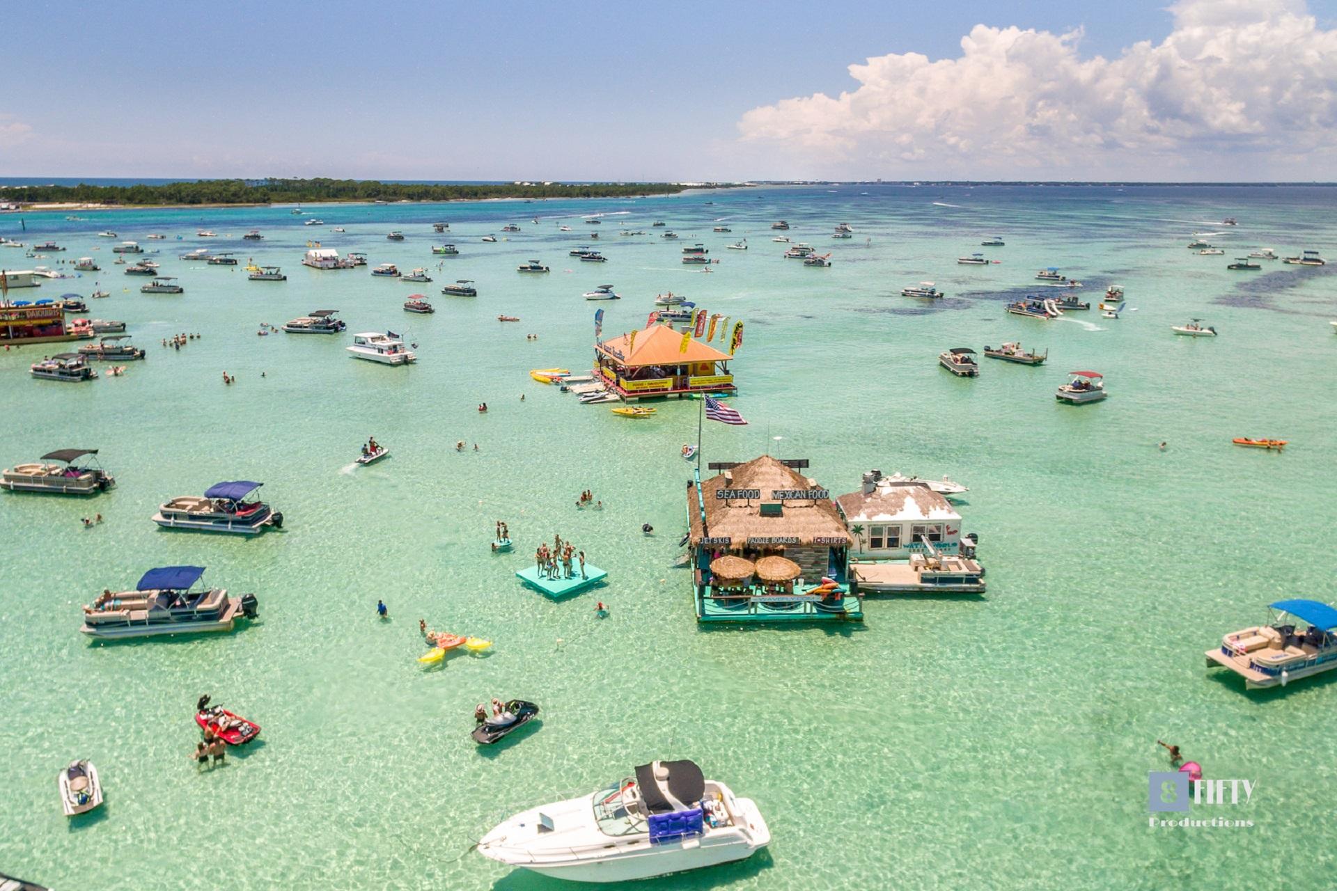 Crab Island is One of The Most Famous Attractions in Destin, FL