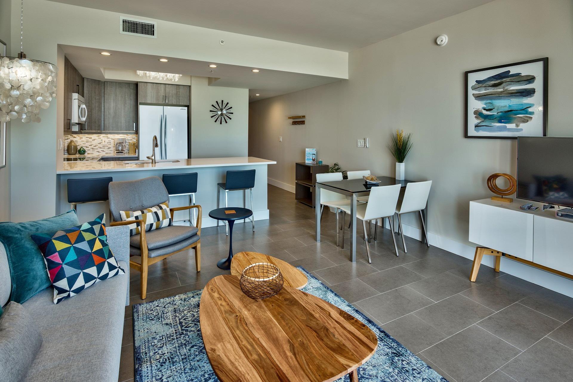 Majestic Sun 409B - Combined Living and Dining Area