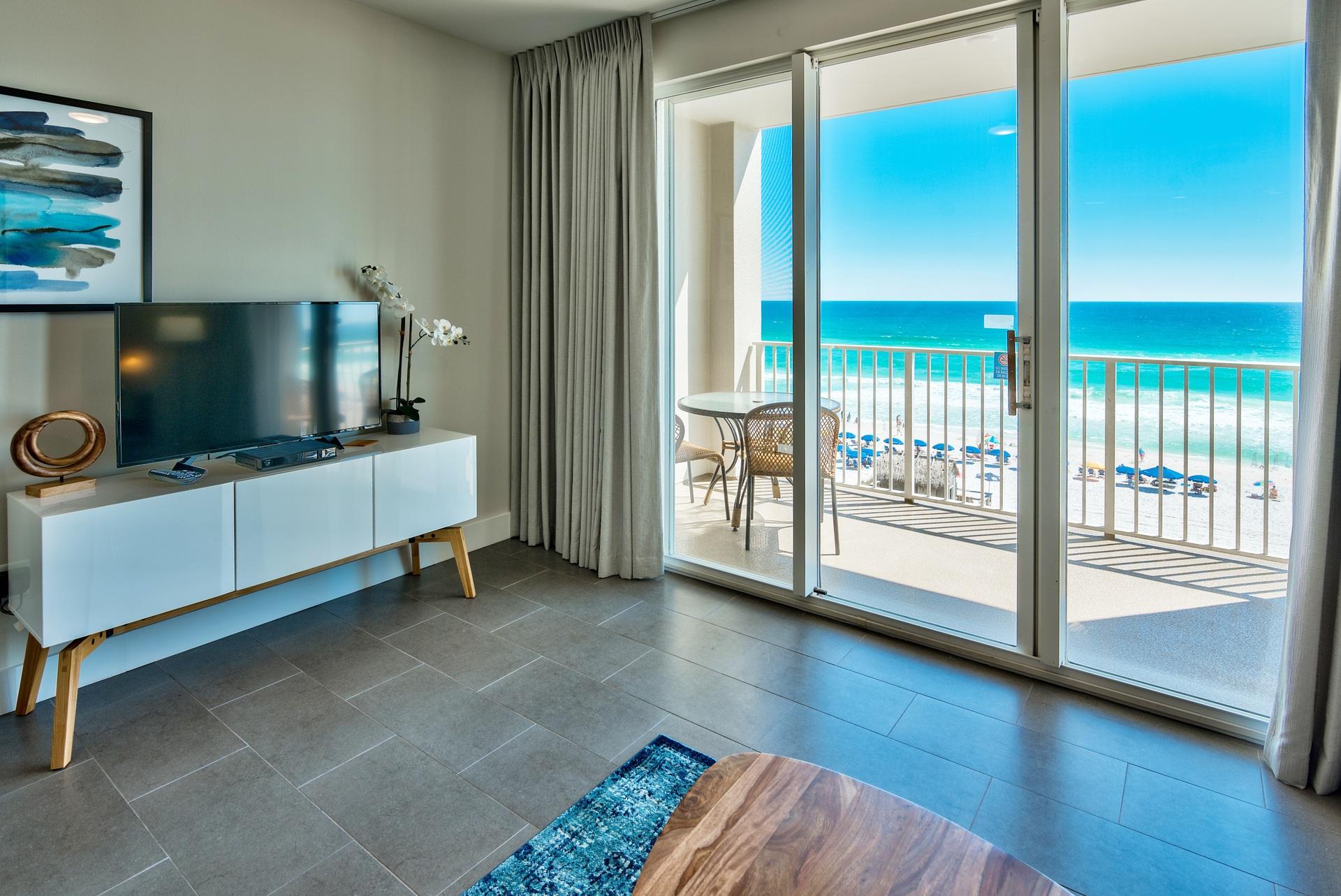 Majestic Sun 409B - Great Gulf Views From Living Room
