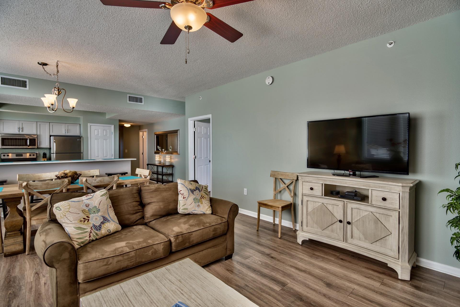 Majestic Sun 414A - Open Living, Dining and Kitchen Space