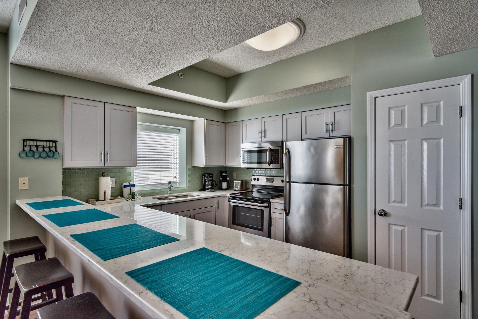 Majestic Sun 414A - Kitchen Featuring Granite Counter Tops