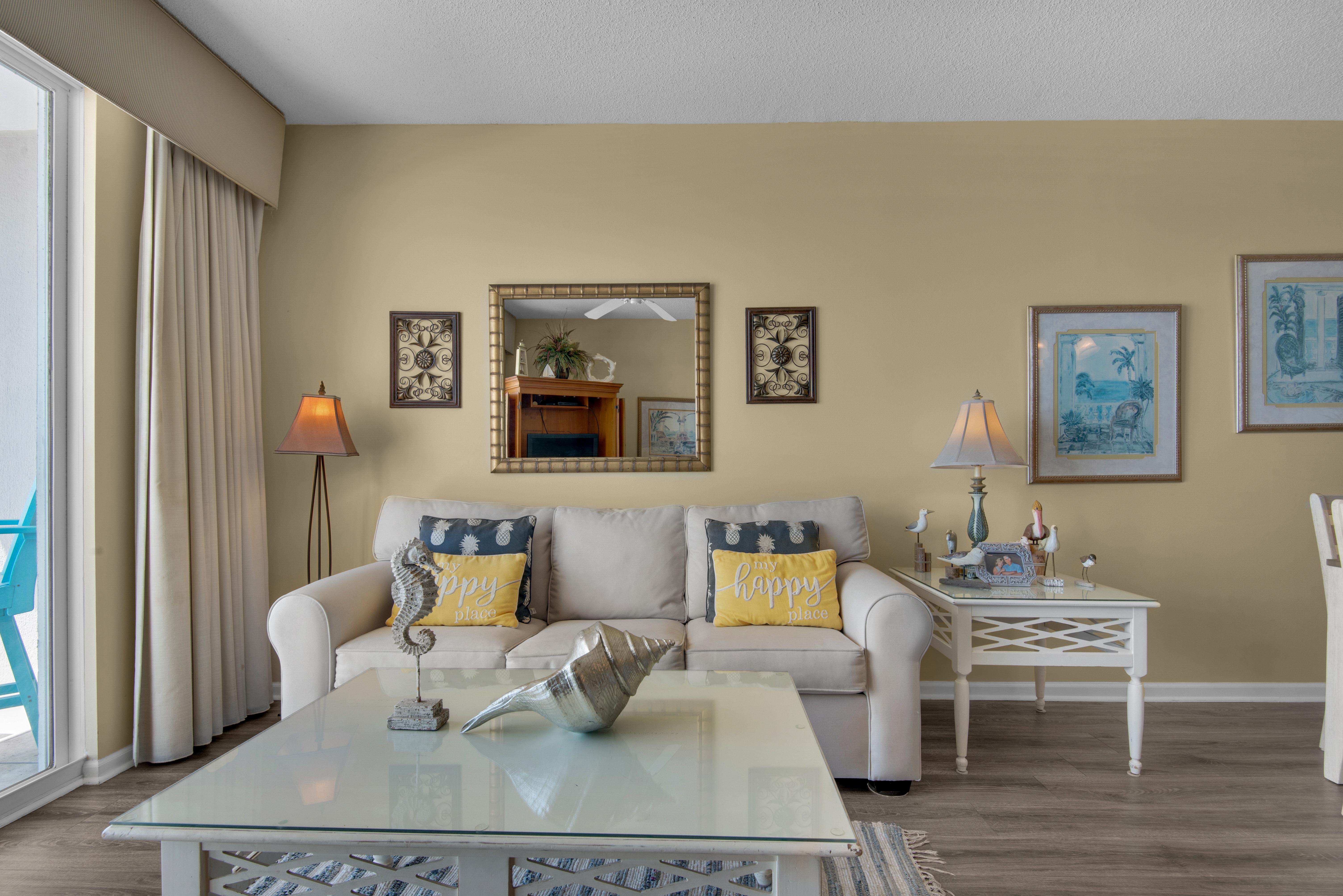 Majestic Sun 704B - Gulf View from Living Room
