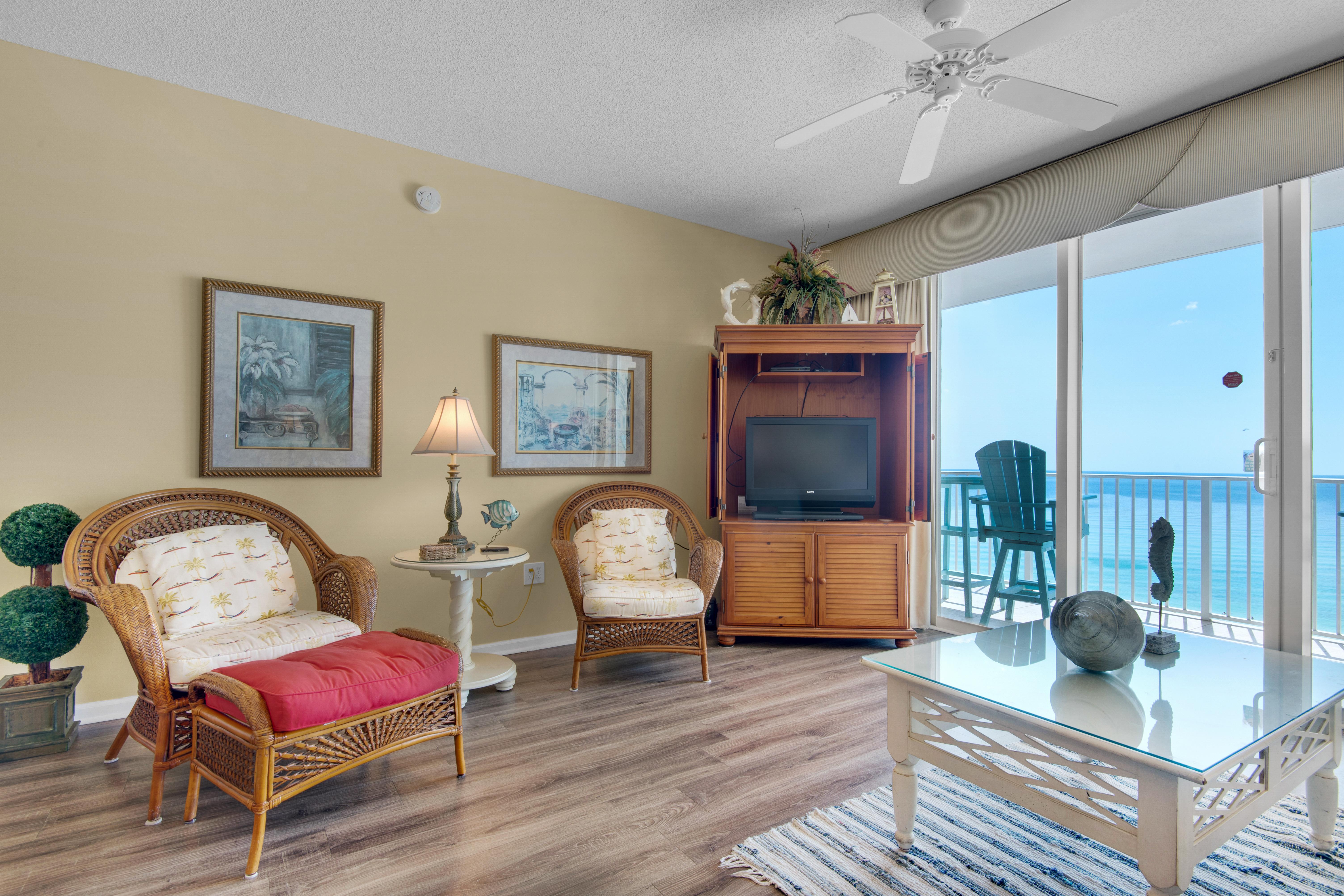 Majestic Sun 704B - Gulf View from Living Room