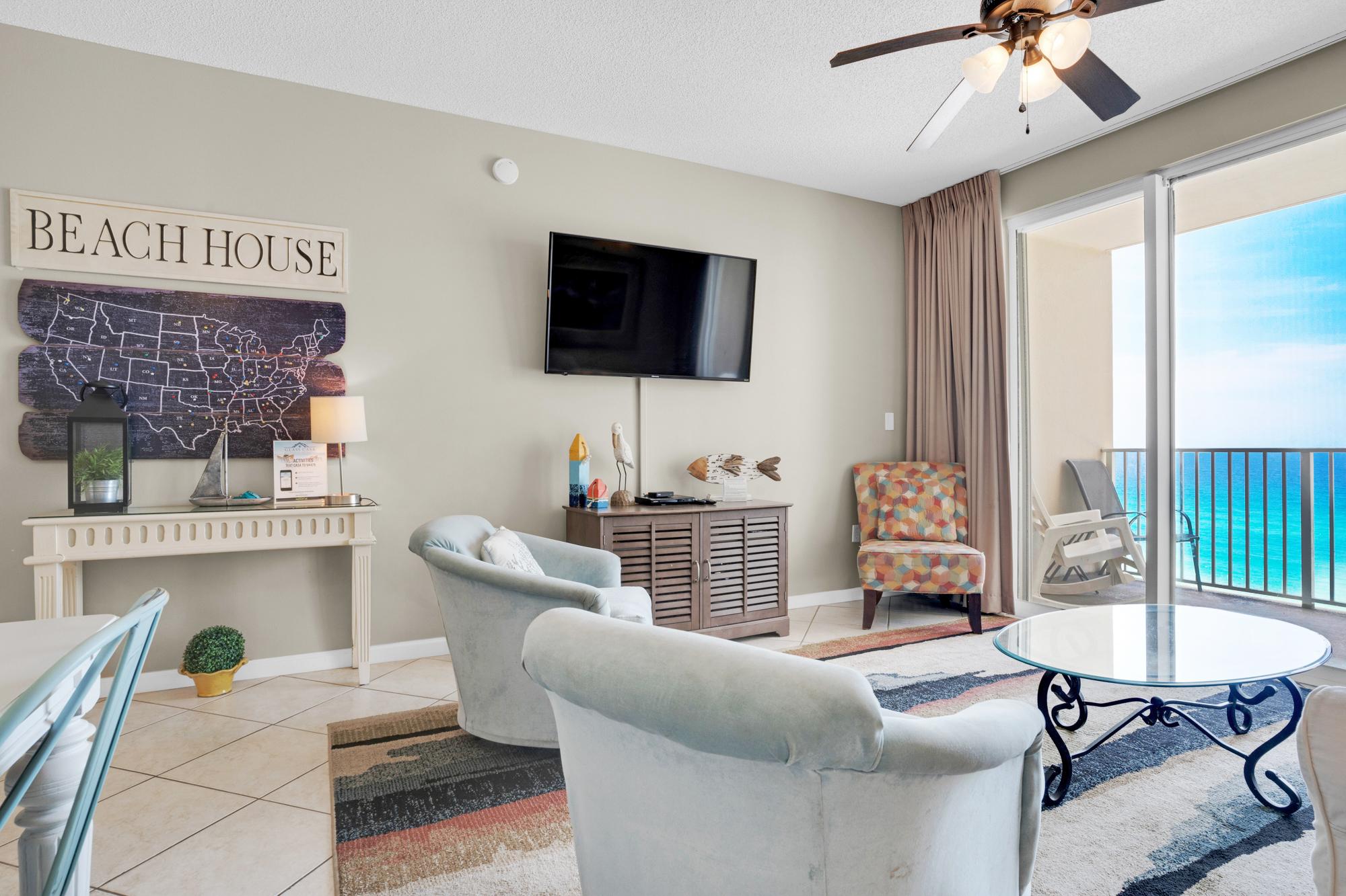 Majestic Sun 705B -Beach View Living Area, HDTV, Sleeper Sofa