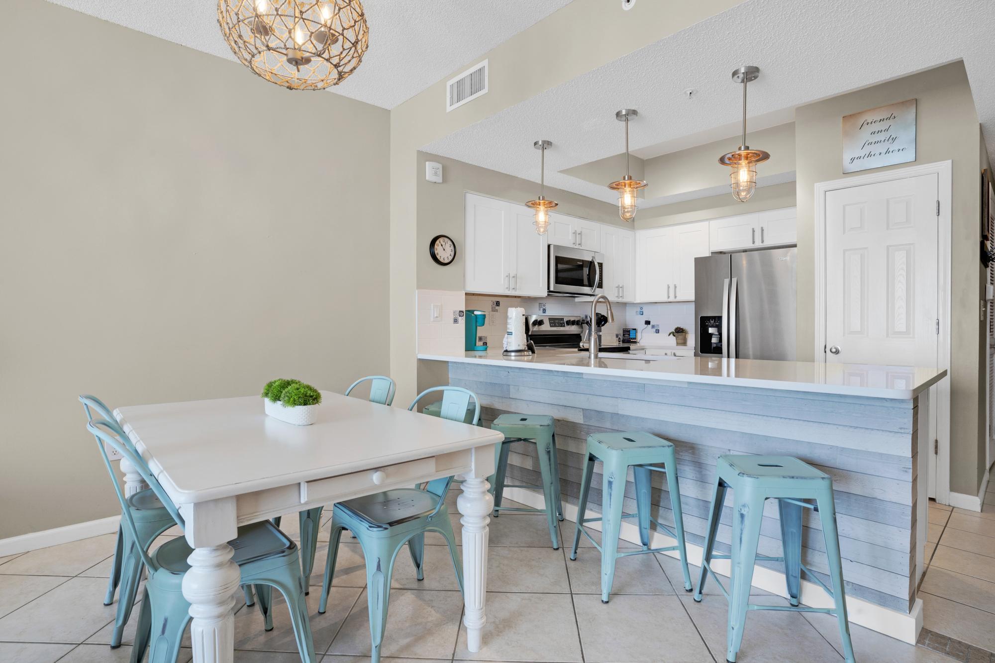 Majestic Sun 705B - Dining Area, Breakfast Bar, and Kitchen