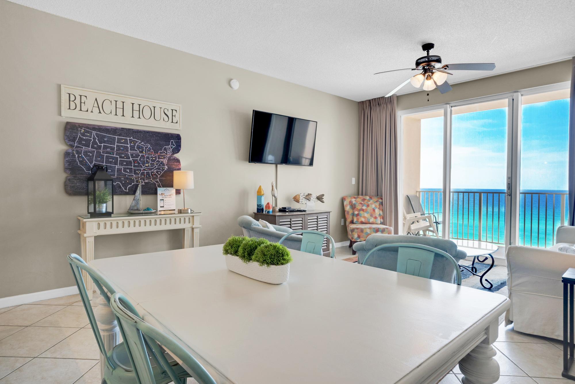 Majestic Sun 705B - Beautiful Beach Views From Dining Area