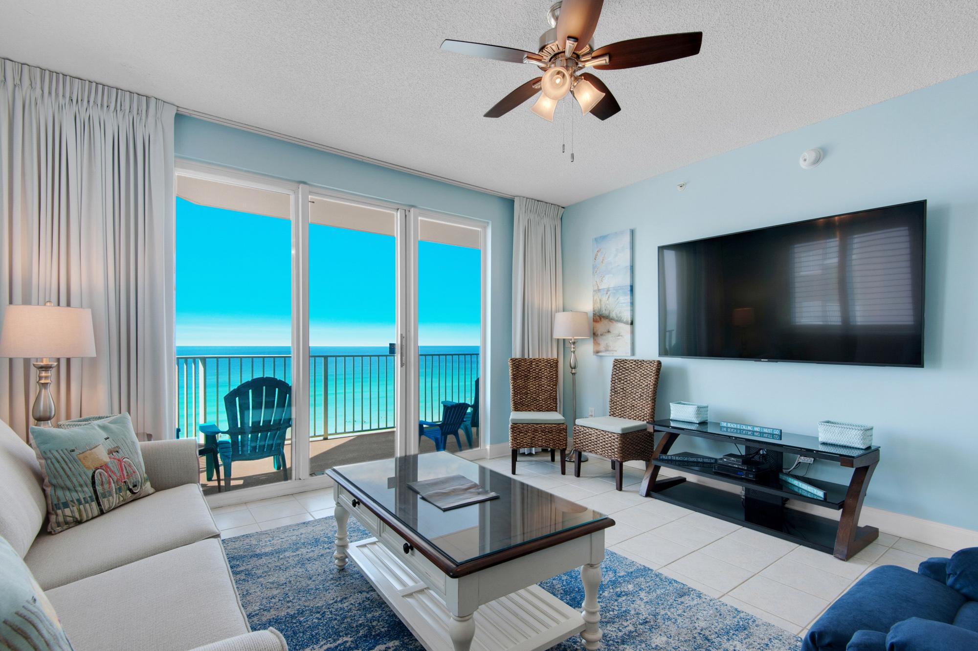 Majestic Sun 701B - Beach View Living Area, HDTV, Sleeper Sofa