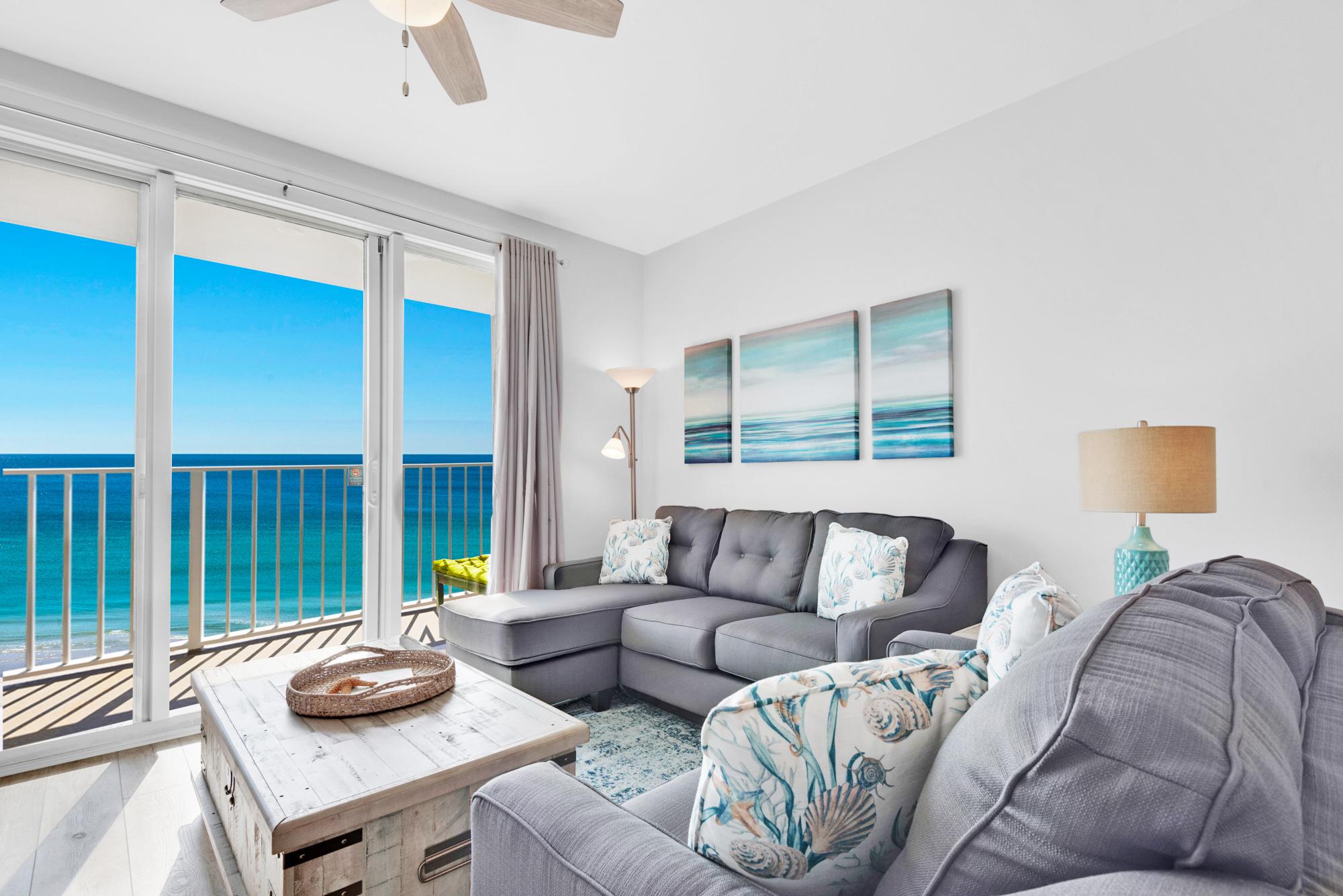 Majestic Sun 304B - Beach View Living Area, HDTV, Sleeper Sofa