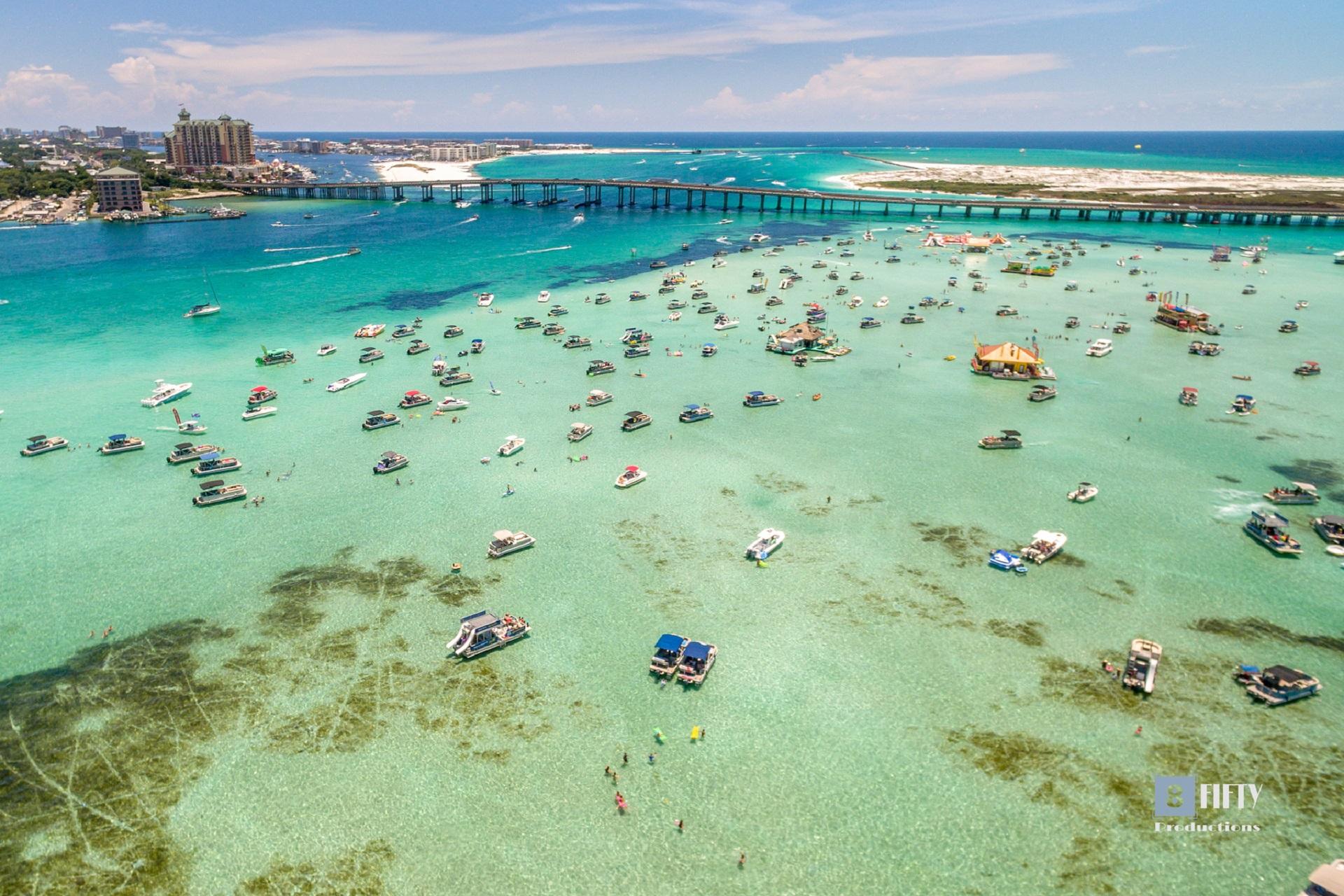 Crab Island is One of The Most Famous Attractions in Destin, FL