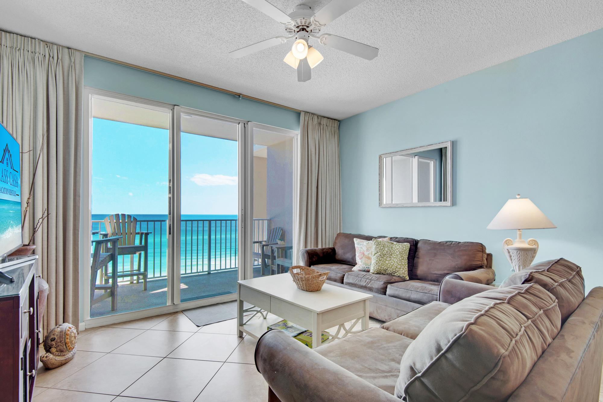 Majestic Sun 605A - Beach View Living Area, HDTV, Sleeper Sofa