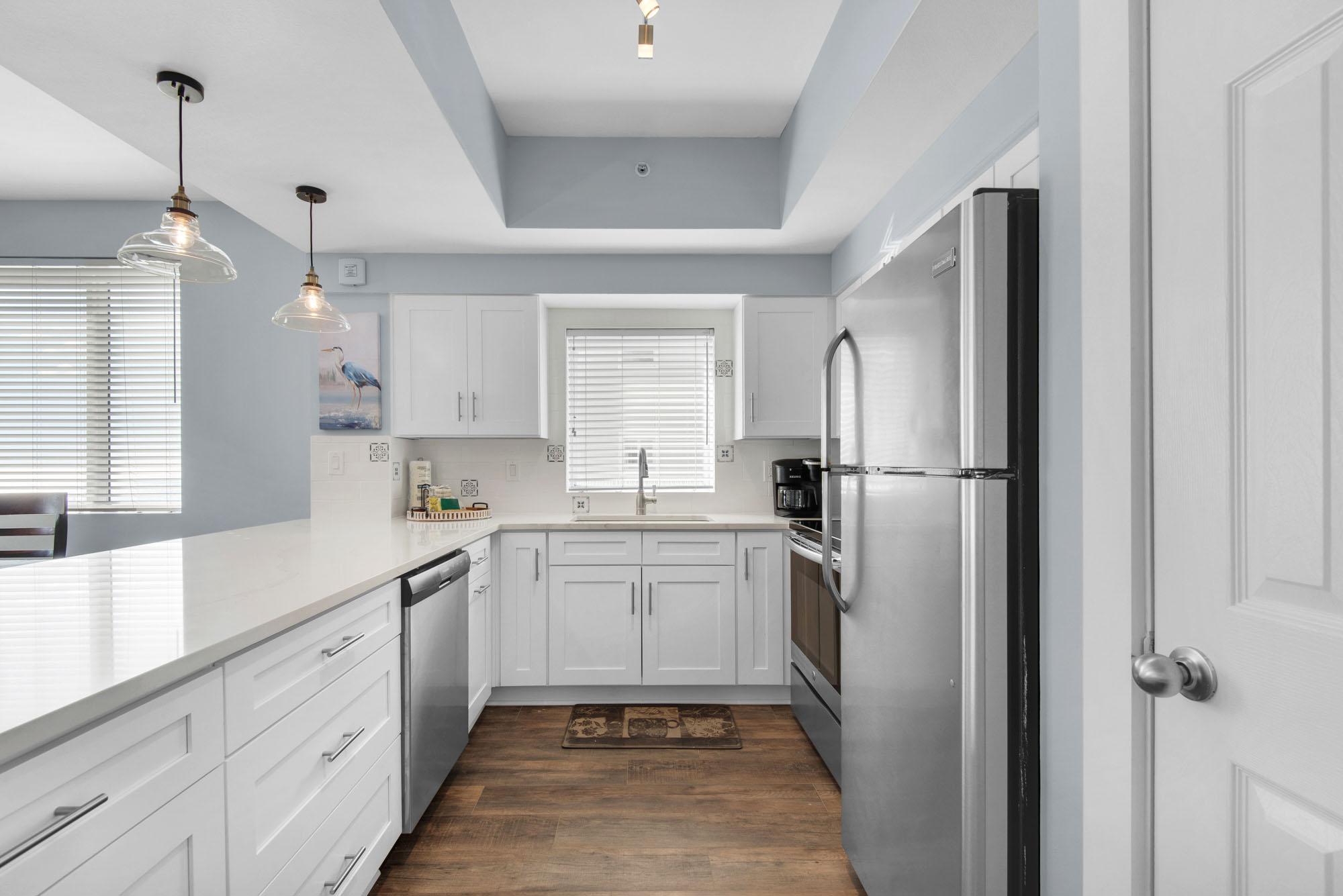Majestic Sun 614A - Kitchen Featuring Stainless Steel Appliances