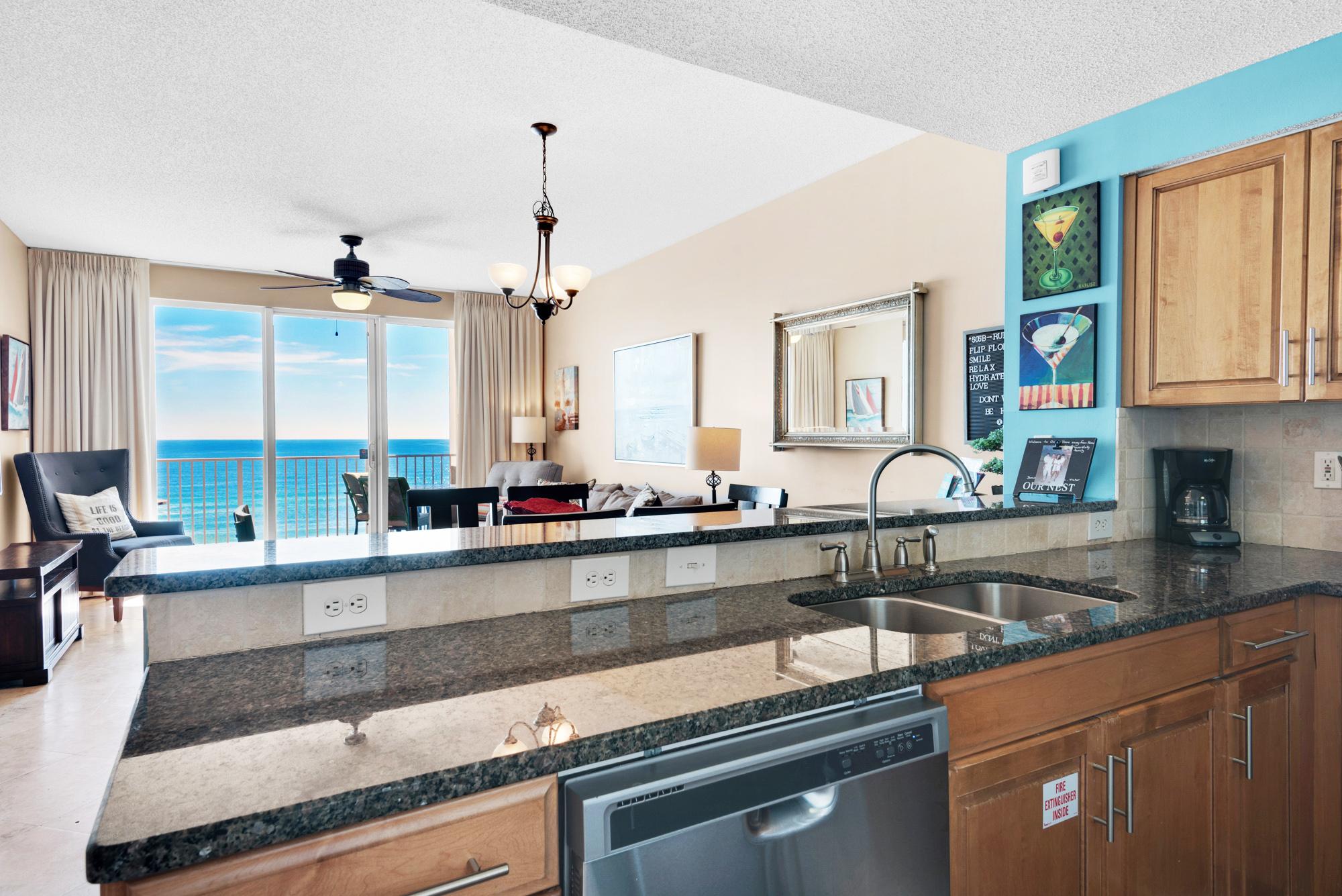 Majestic Sun 505B - Beautiful Beach Views From Kitchen