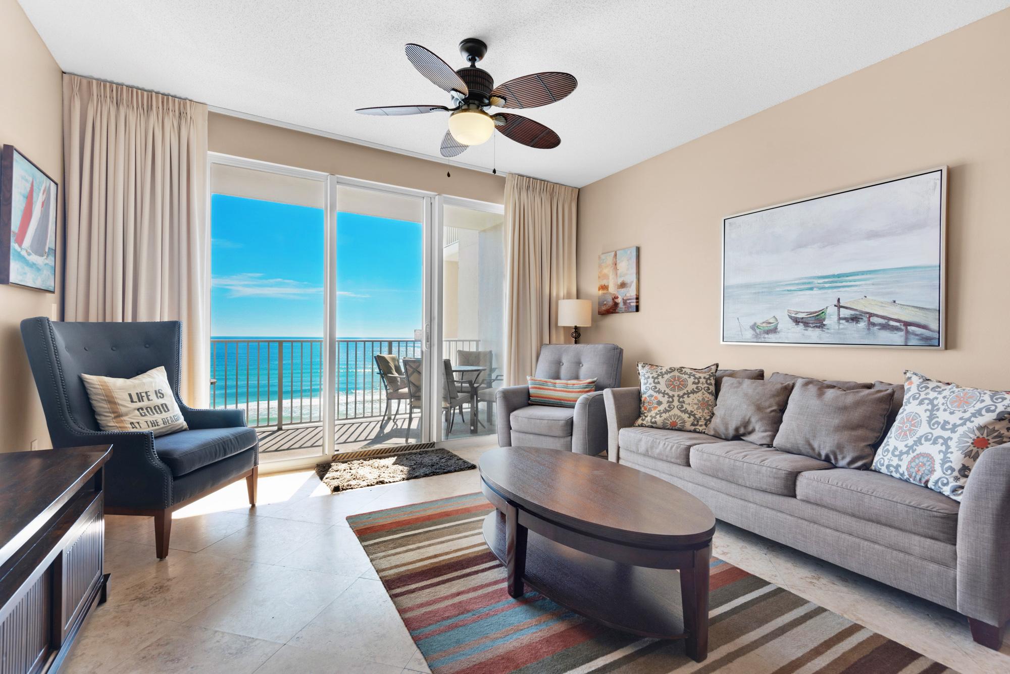 Majestic Sun 505B - Beach View Living Area, HDTV, Sleeper Sofa