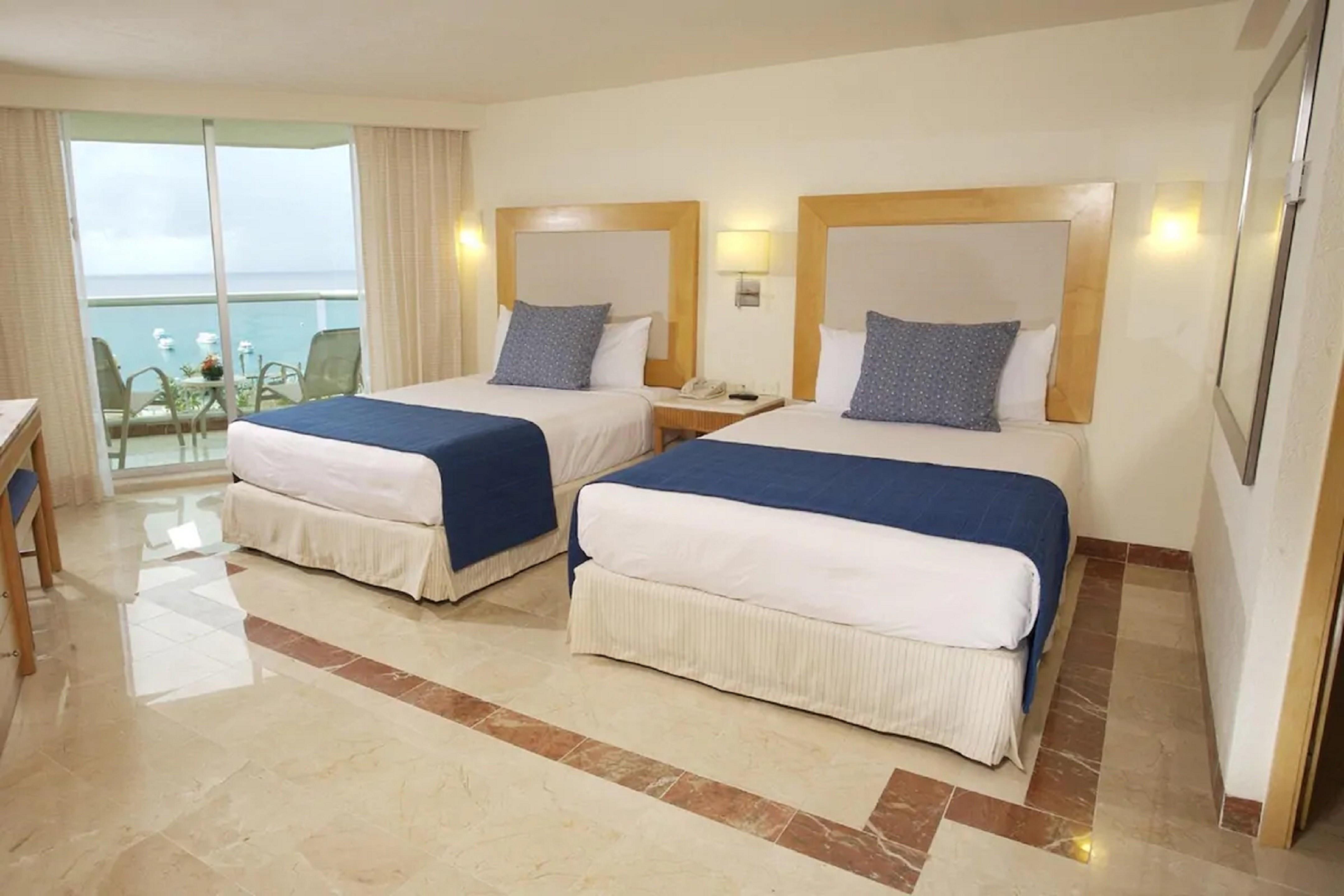 Original Room in Cozumel w 2 DBL Beds & Balcony 5
