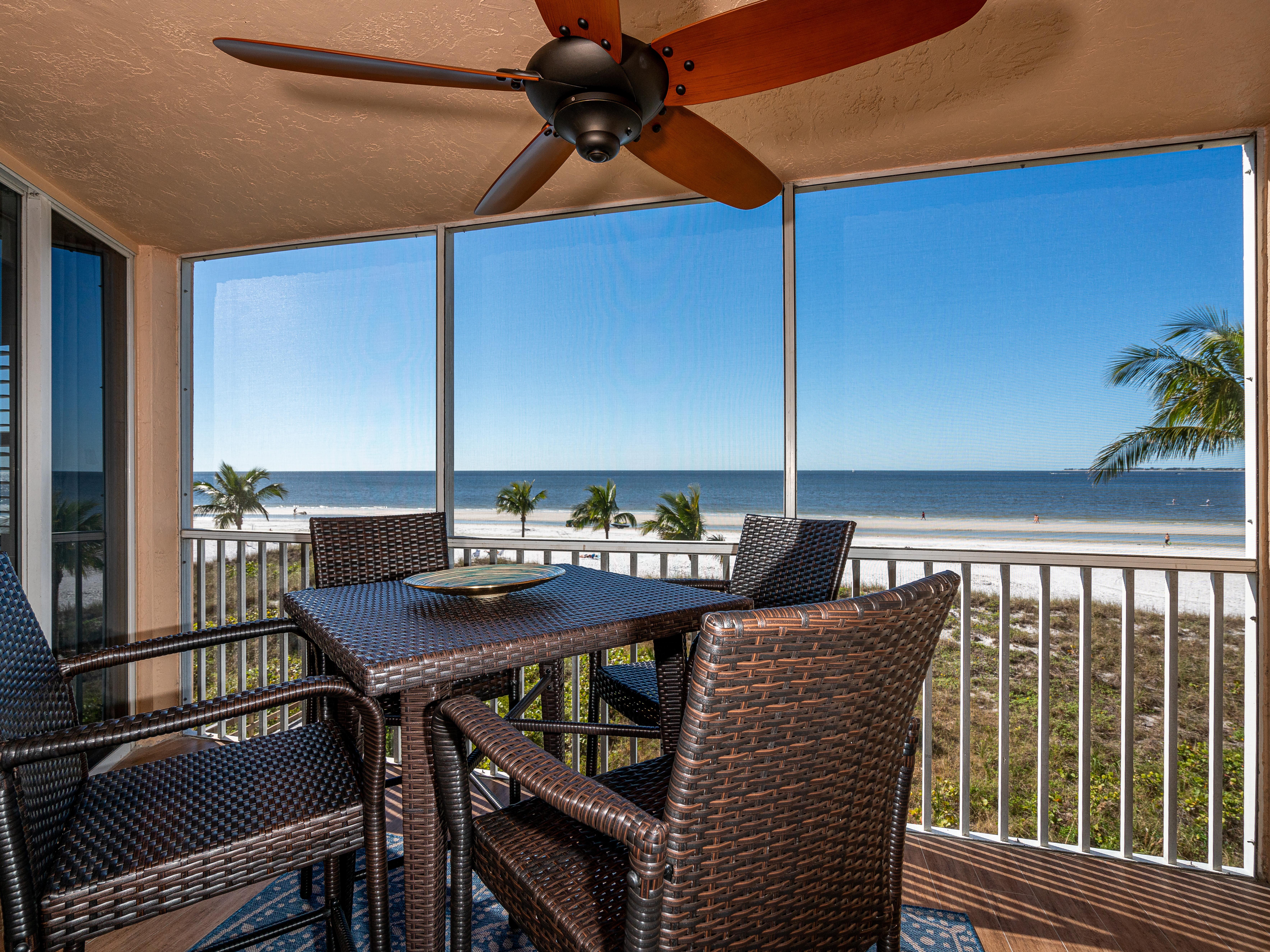 Welcome to Beach Villa's # 202 Vacation Rental - 250 Estero Blvd 2 Bedroom Condo