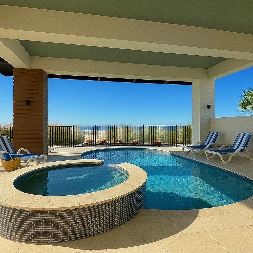 Once Upon A Tide ~ Private Gulf Front Pool Home In Paradise 4 Bedroom Home