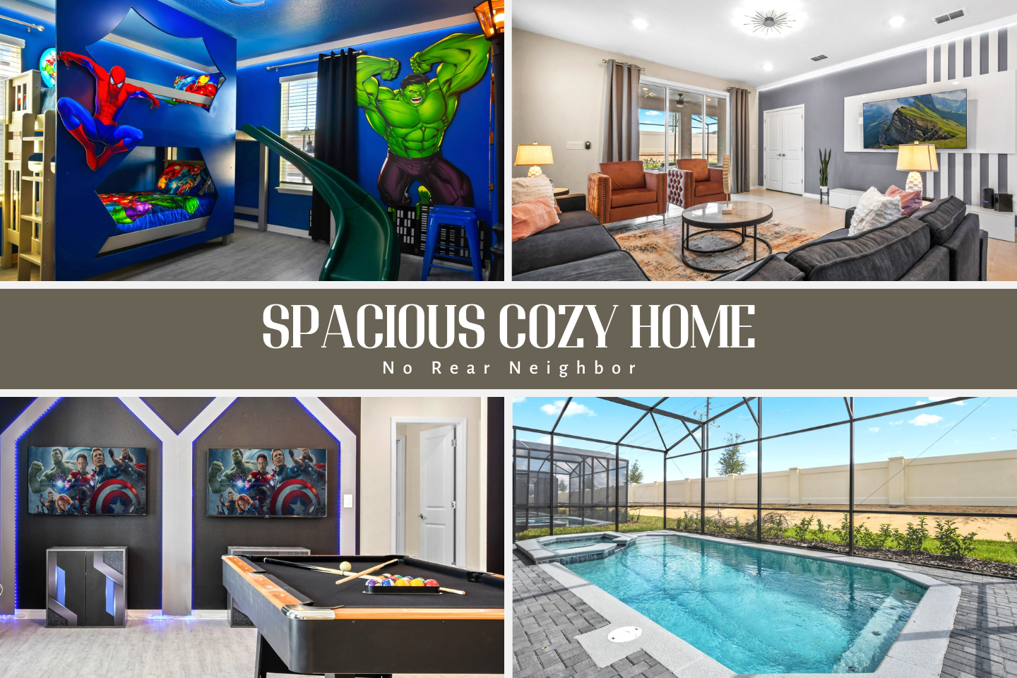 Opulent Villa with Pool & Spa, 10 Miles to Disney