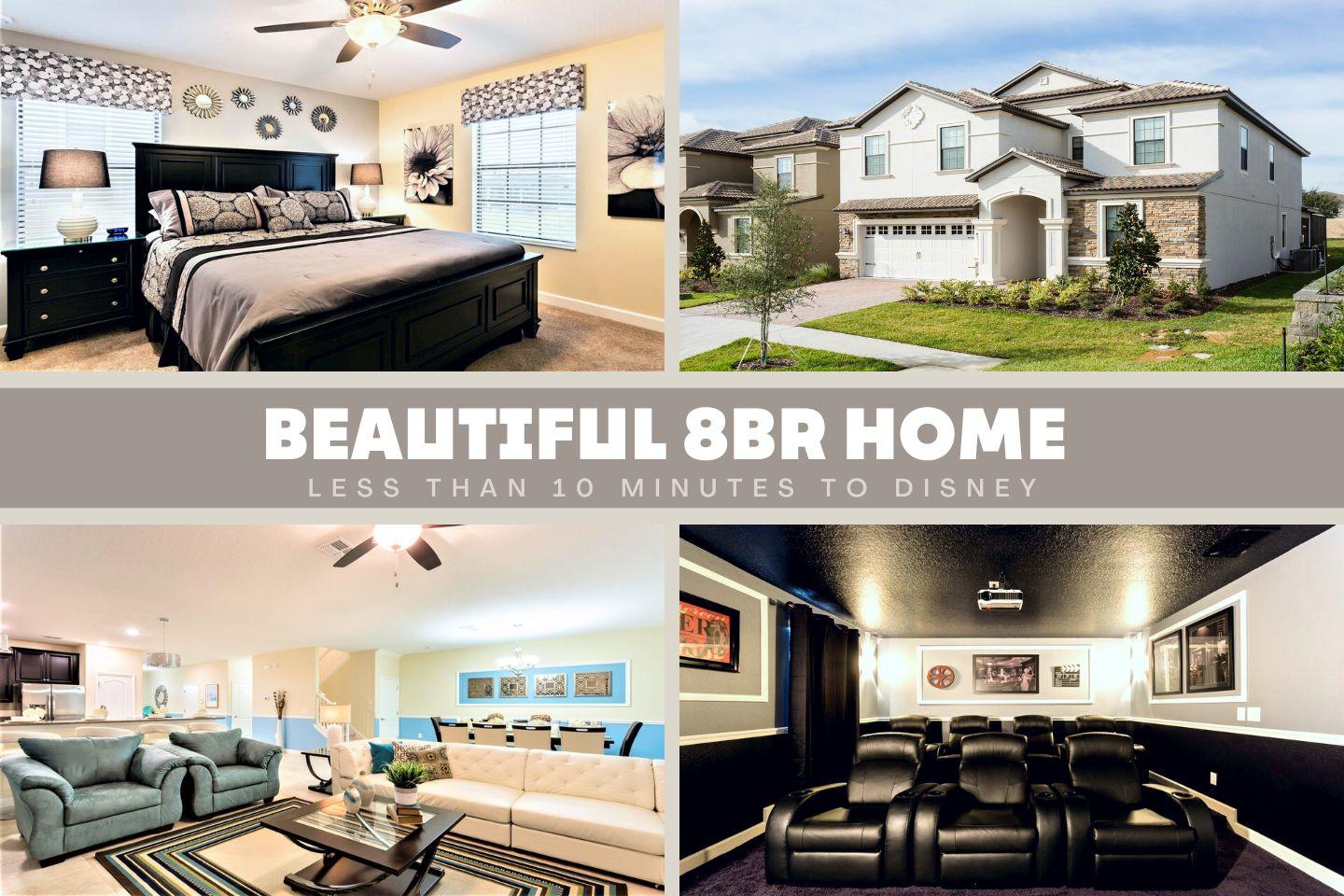 Opulent Villa, 10 Min to Disney, Pool & Spa