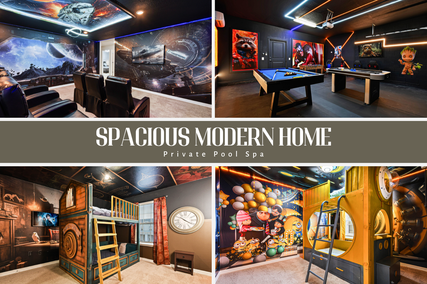 Spacious Home w/ Private Pool, Near Disney