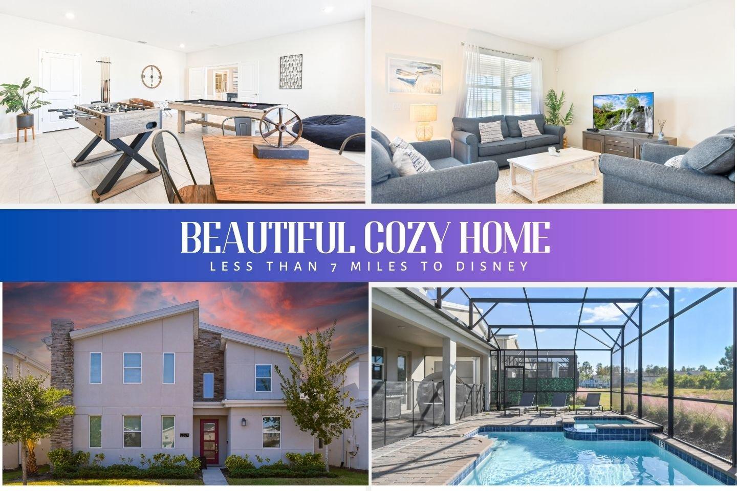 Resort Home: Game Room, Pool, Near Disney