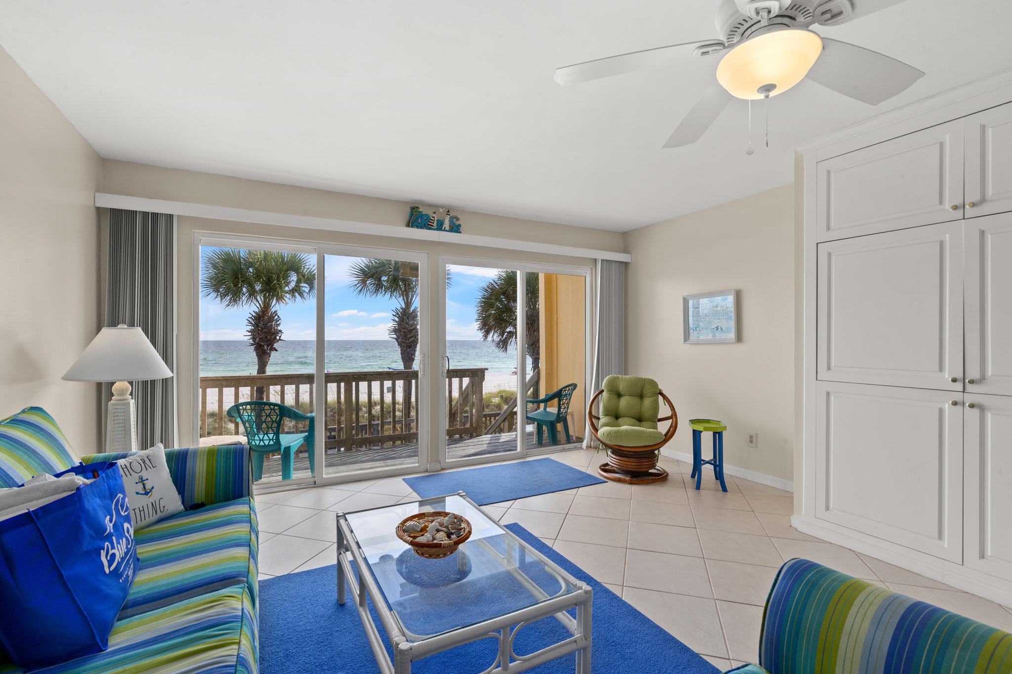 2BD/2.5BA Gulf Front Townhome near Pier Park! Gulf Views! Beach Access!