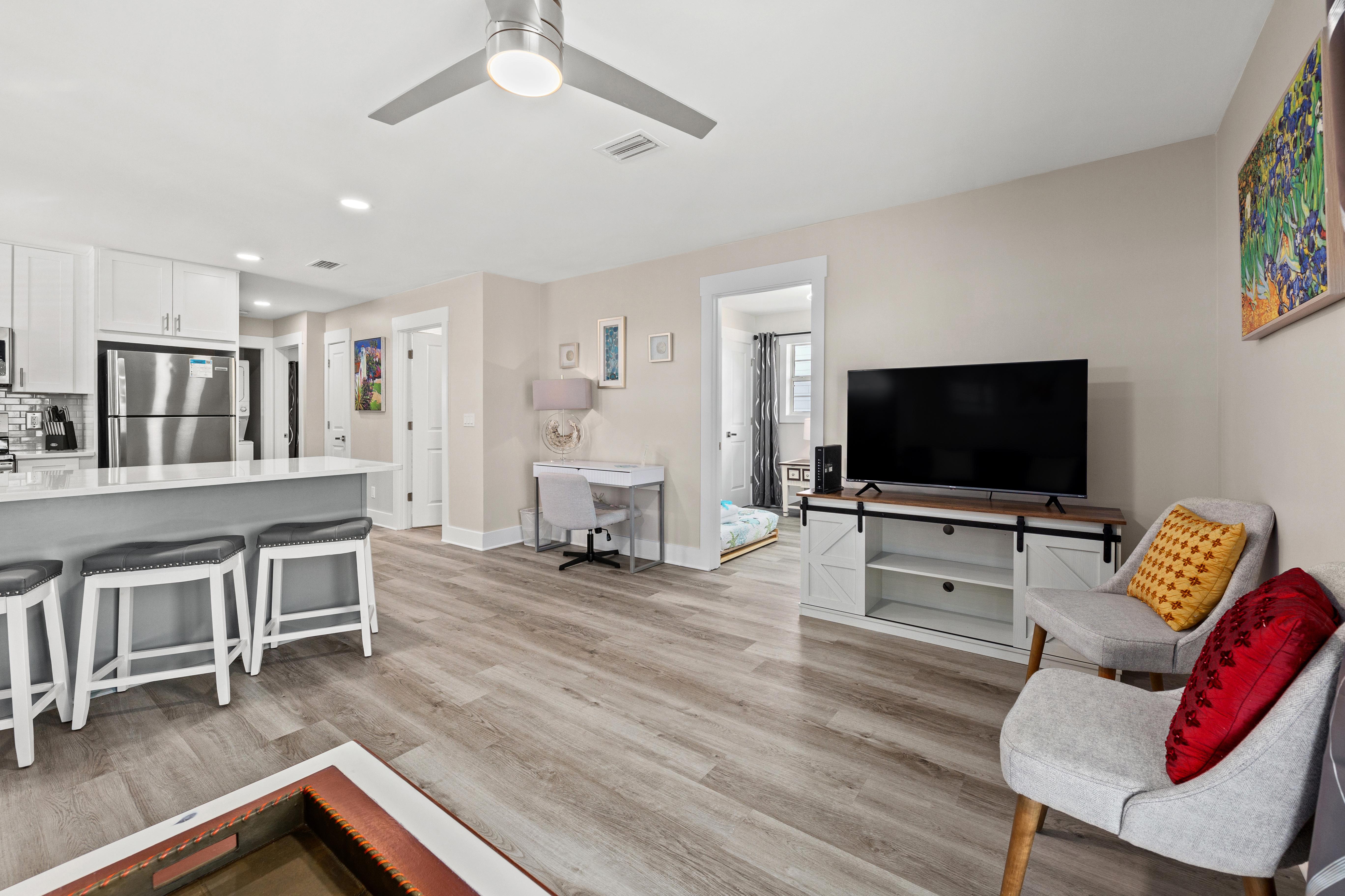 Welcome to Dolphin Fun B, BRAND NEW Duplex Walk to the Beach