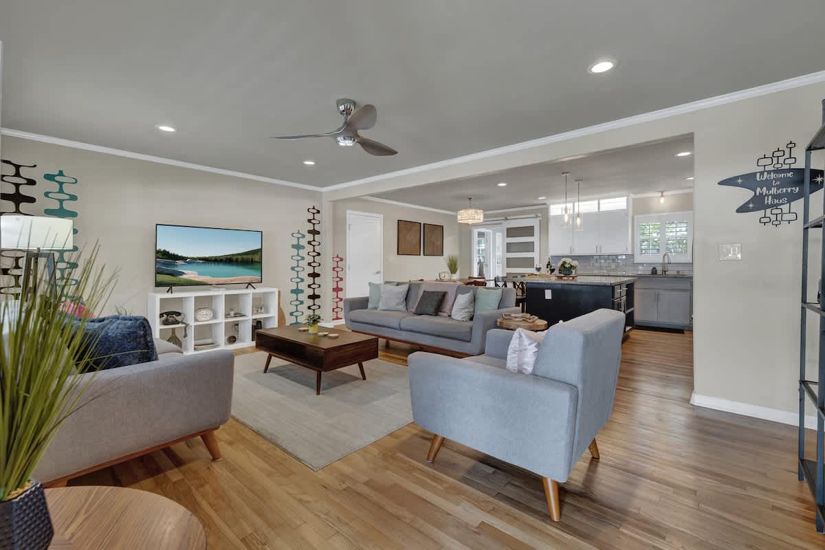 Luxury Mid Century Charmer Near Historic Main St