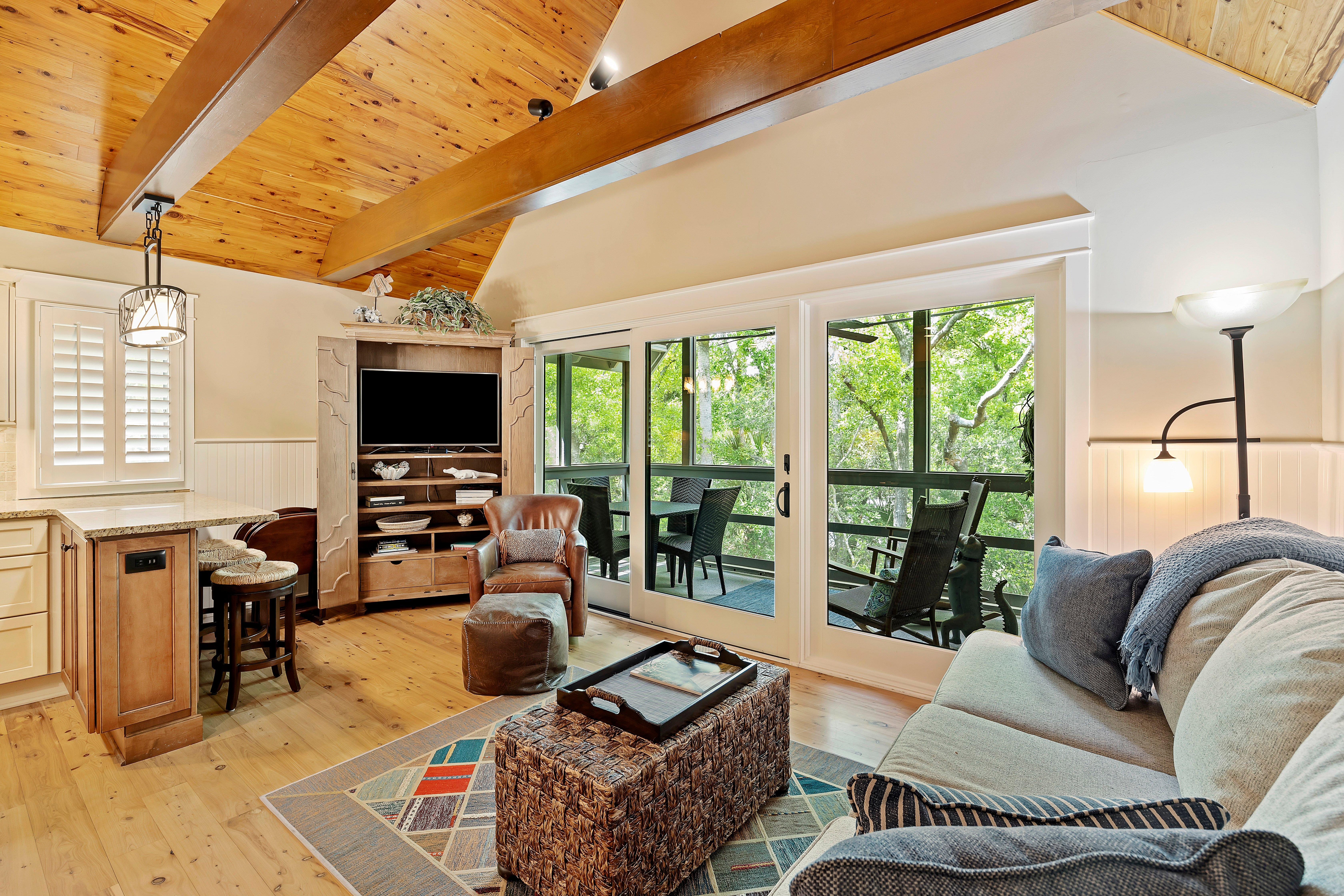 Charming Seascape Villa With Screened Porch - Cozy Couples Retreat - Kiawah Island, SC