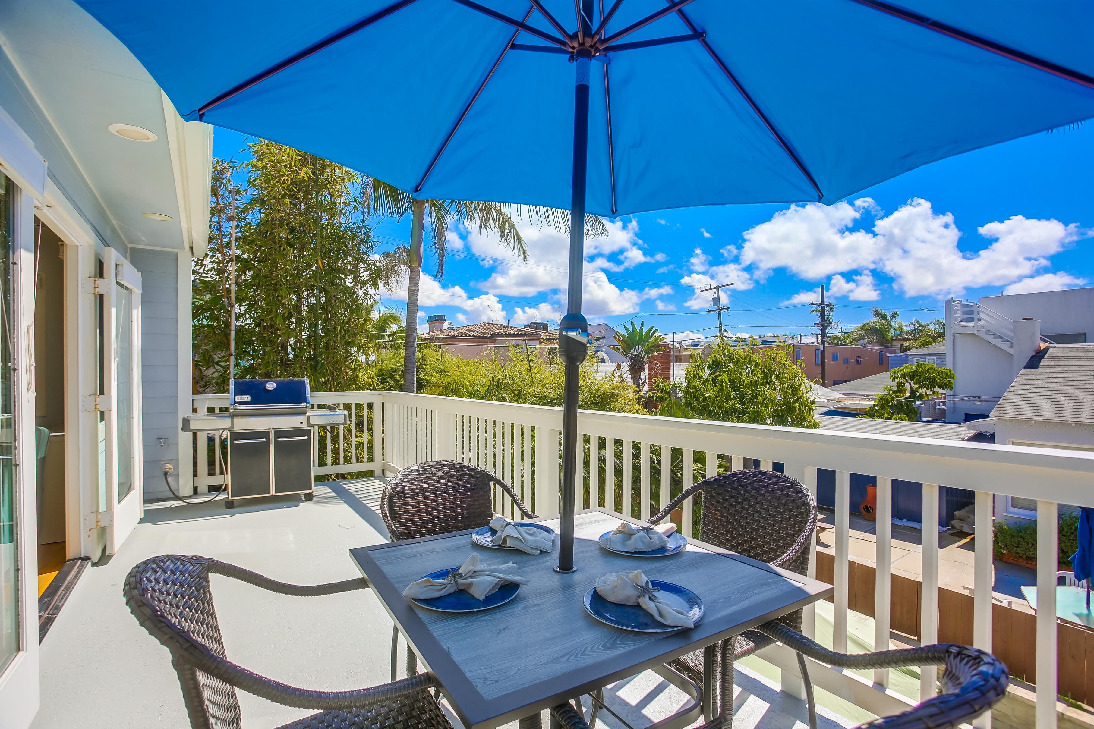 Al-fresco Dining And Stunning Bay Views - Charming Beach Haven - Mission Beach - San Diego