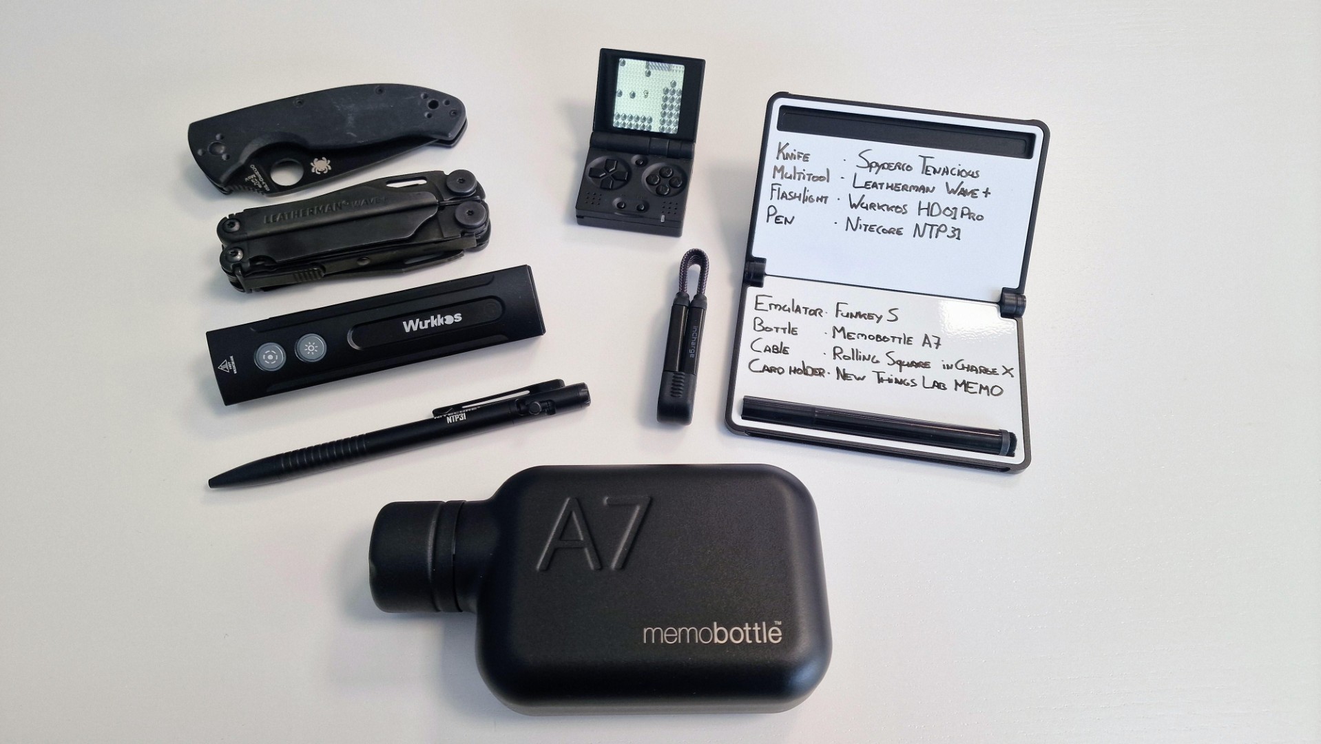 Carrying all black today