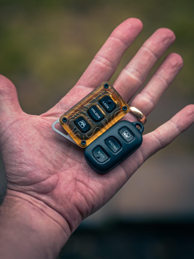 CNC Machined an Ultem Key Fob for my 4Runner. 