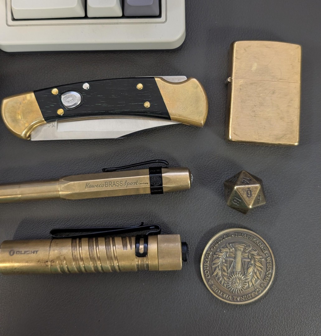 First time posting. Brass pocket carry.