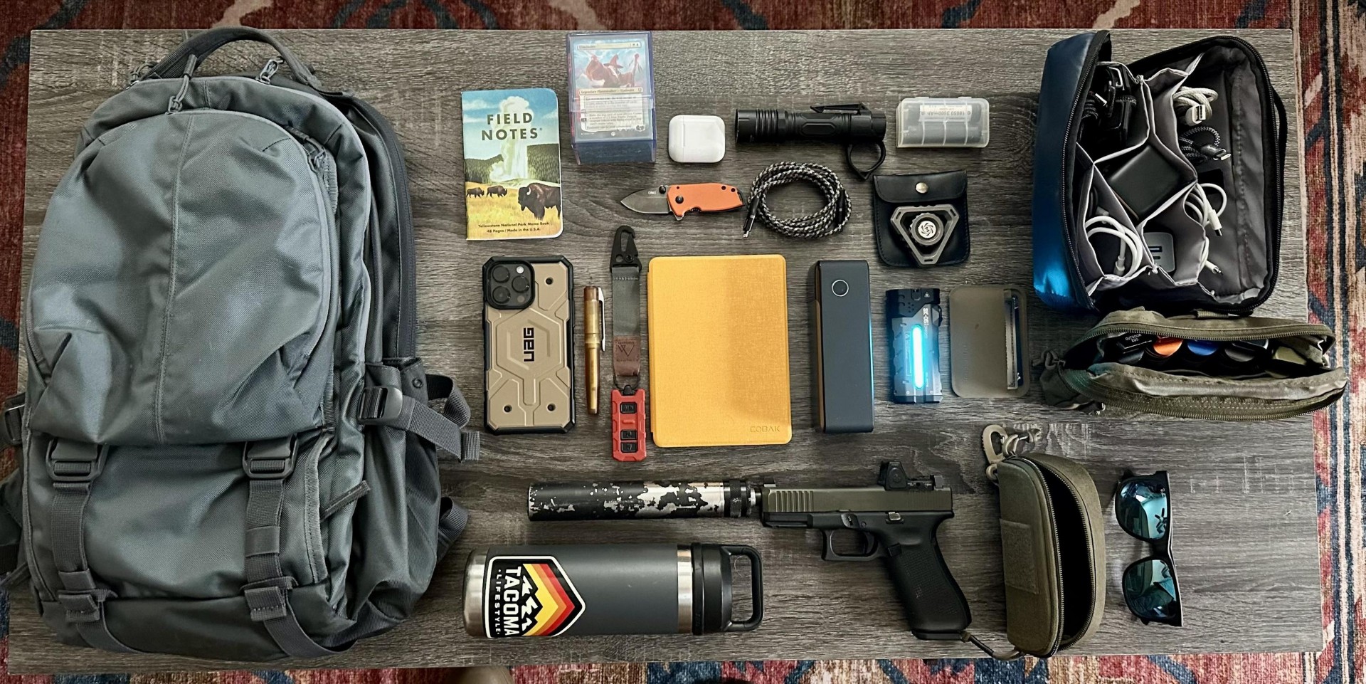 Backpack dump I take everywhere