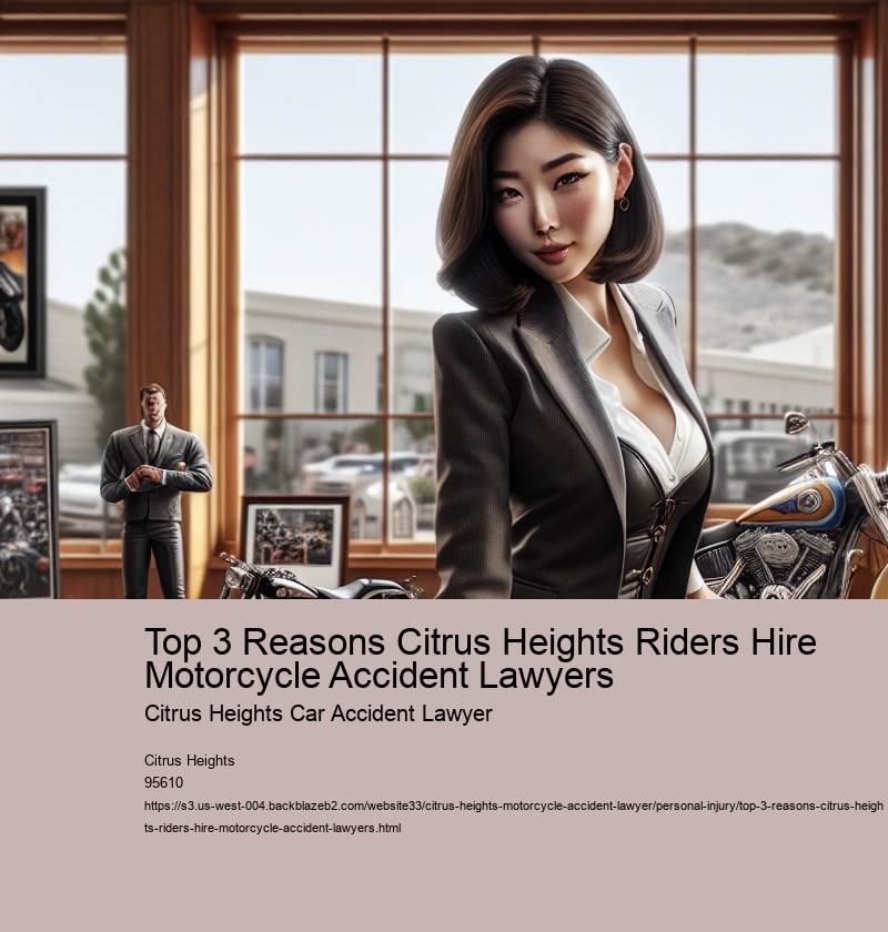 Top 3 Reasons Citrus Heights Riders Hire Motorcycle Accident Lawyers